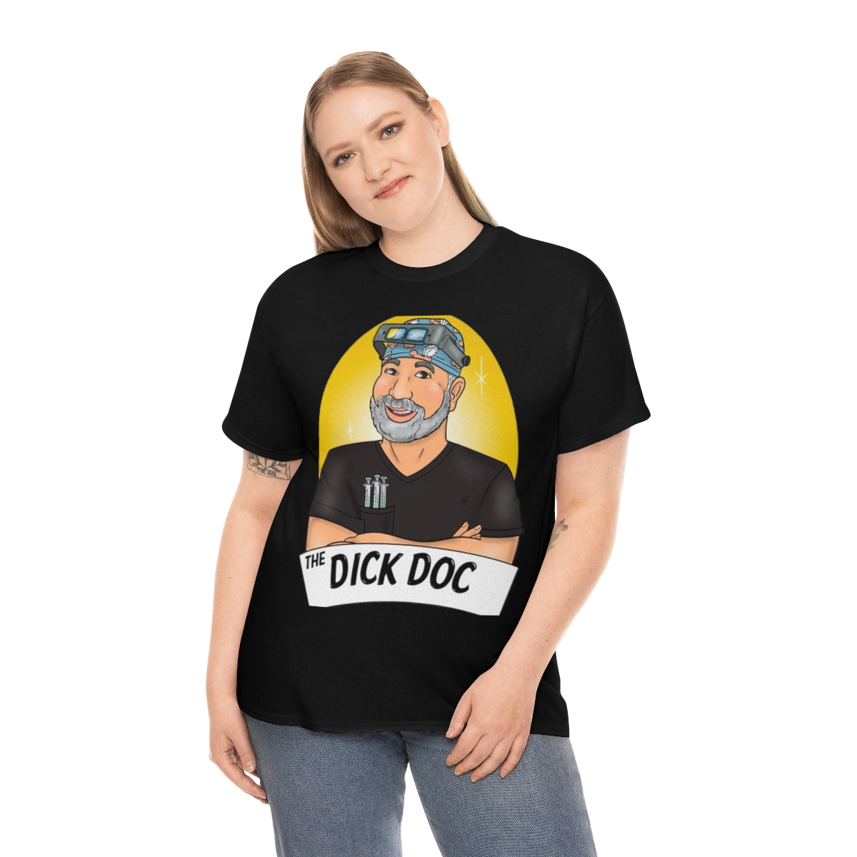 Dick Doc Character Unisex Heavy Cotton Tee