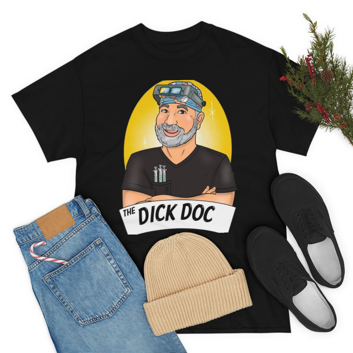 Dick Doc Character Unisex Heavy Cotton Tee