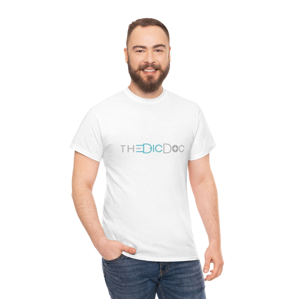 Dick Doc Logo Unisex Heavy Cotton Tee